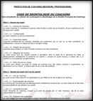 Code de déontologie des coachs (vignette ISRI FRANCE)