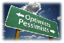 Caractère - Panneau optimiste-pessimistes